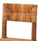 Bali & Pari Manrico Modern Bohemian Wood and Natural Rattan 2-Piece Dining Chair Set 238-2PC-13218-ZORO - alternate 8